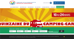 Desktop Screenshot of bonjourcaravaning.fr